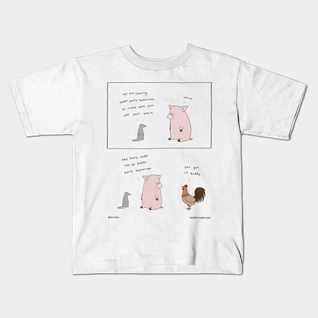 Alarm Kids T-Shirt by Liz Climo